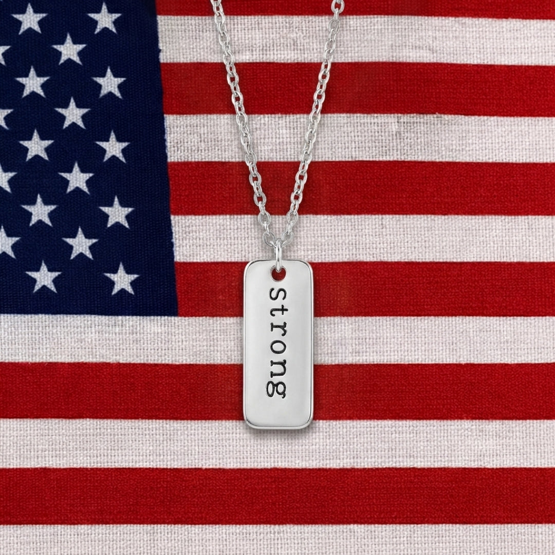Strong Tag Necklace
