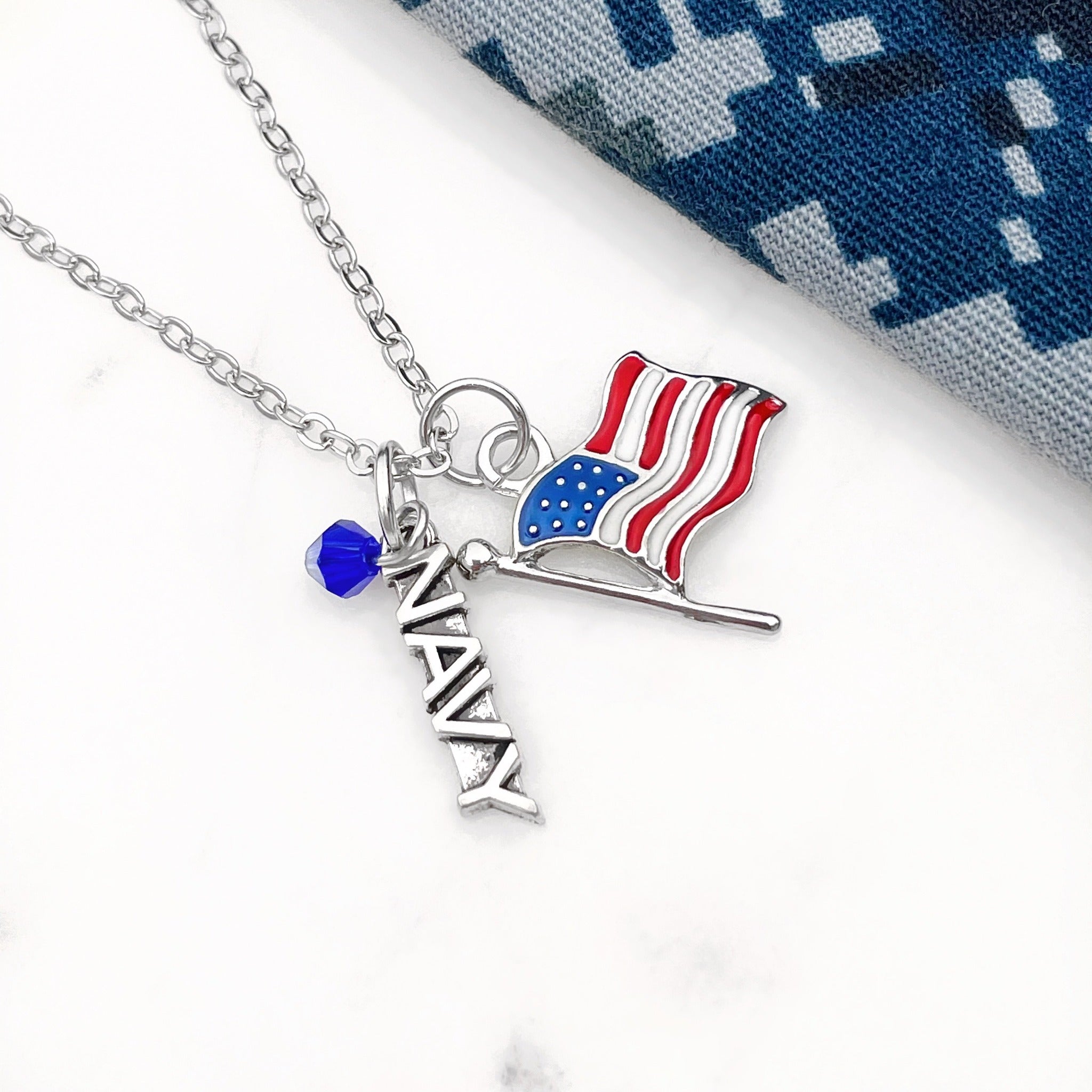 American Navy Necklace