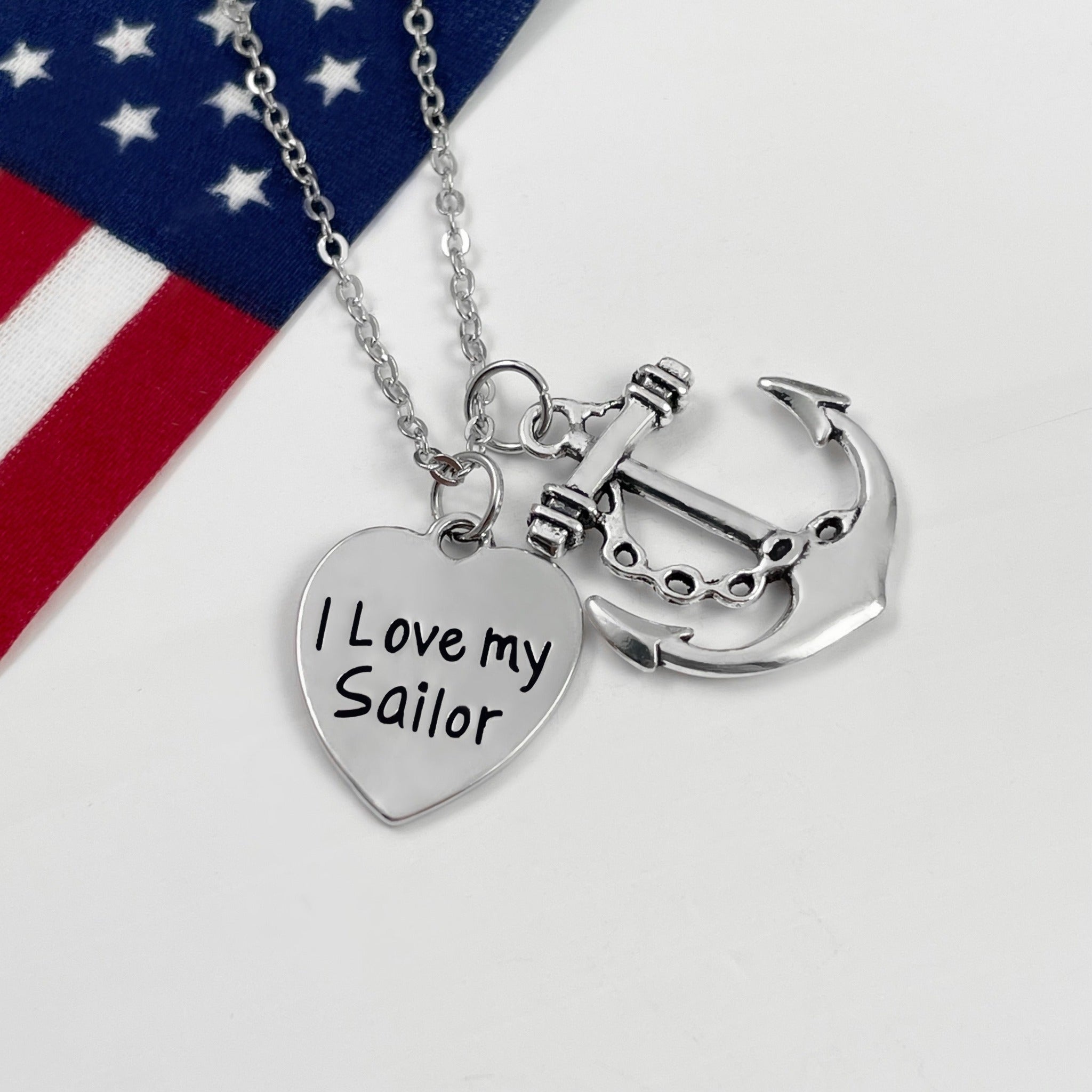 I Love My Sailor Necklace