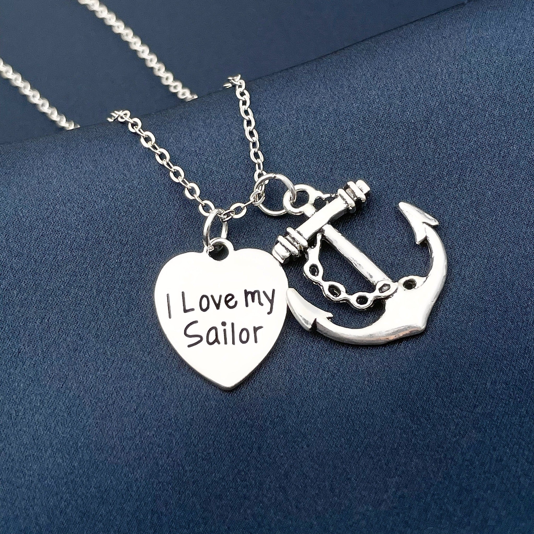 I Love My Sailor Necklace