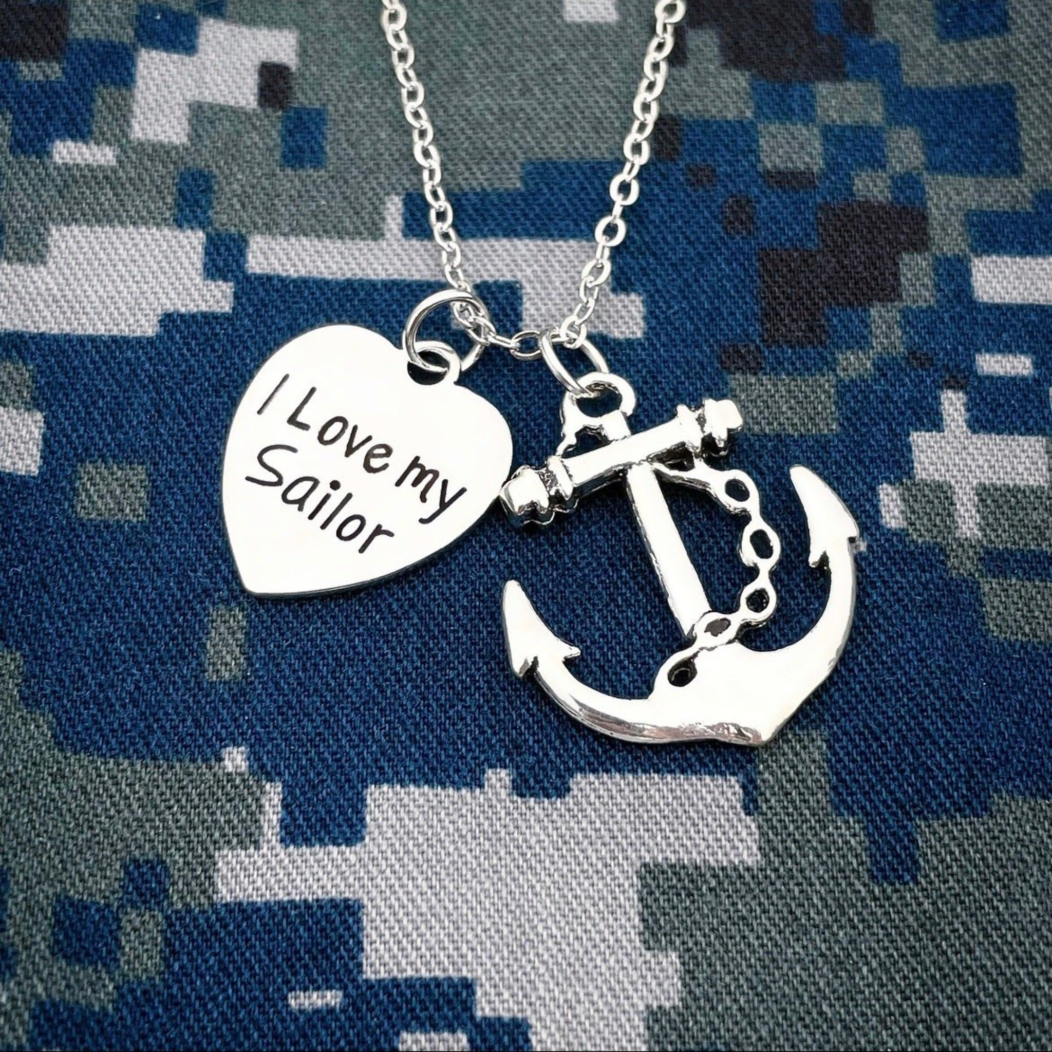 I Love My Sailor Necklace