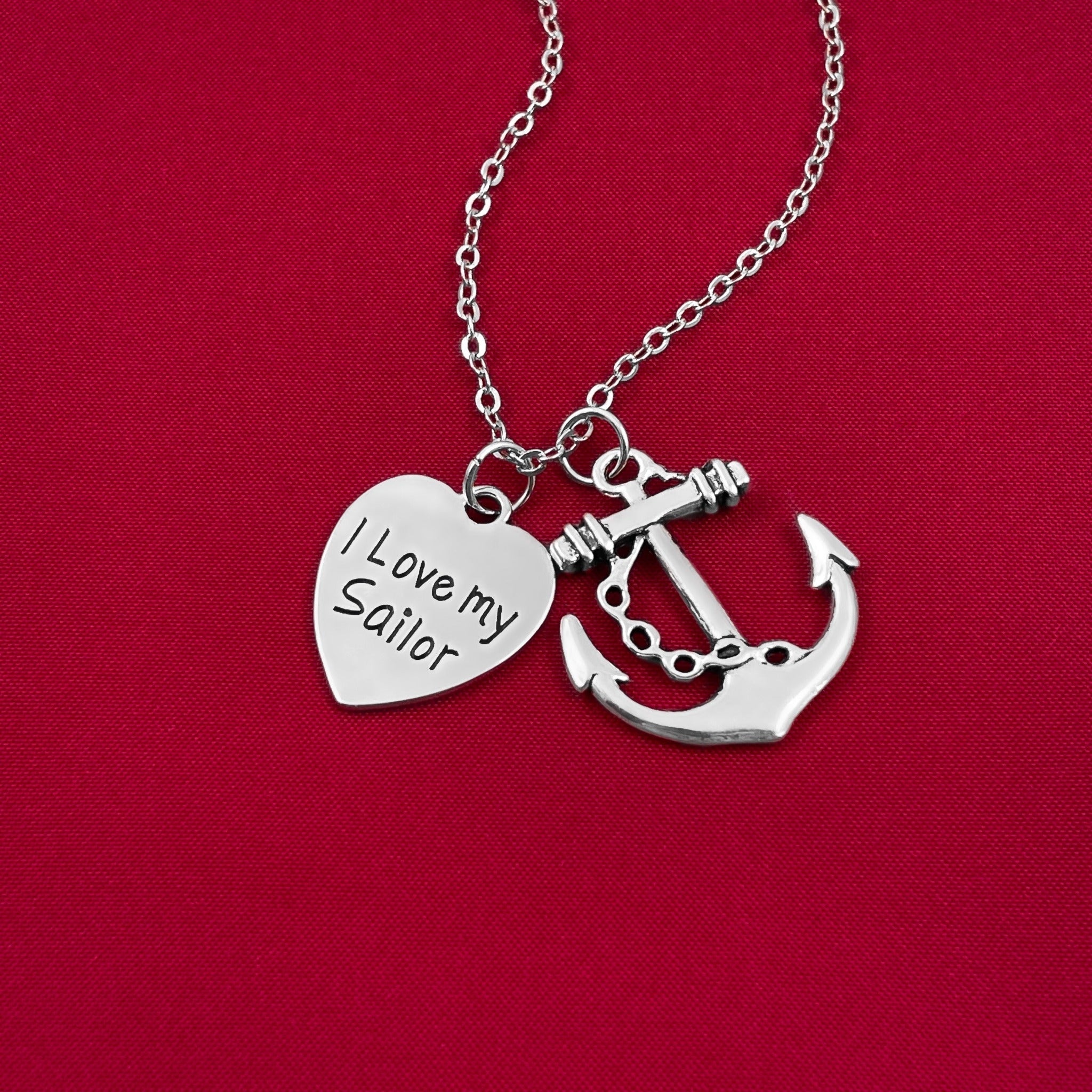 I Love My Sailor Necklace