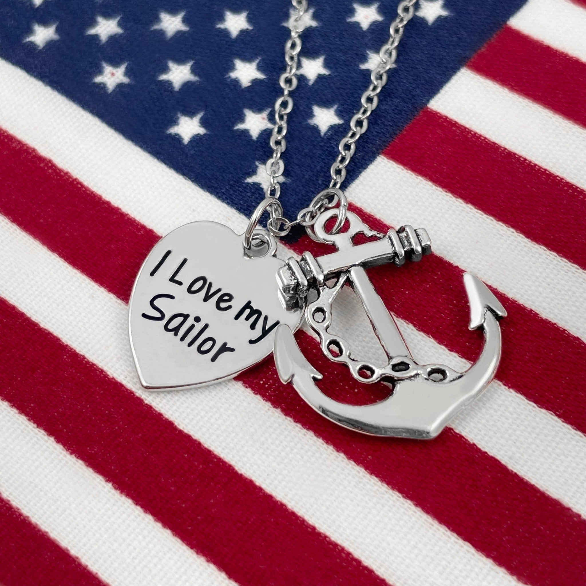 I Love My Sailor Necklace