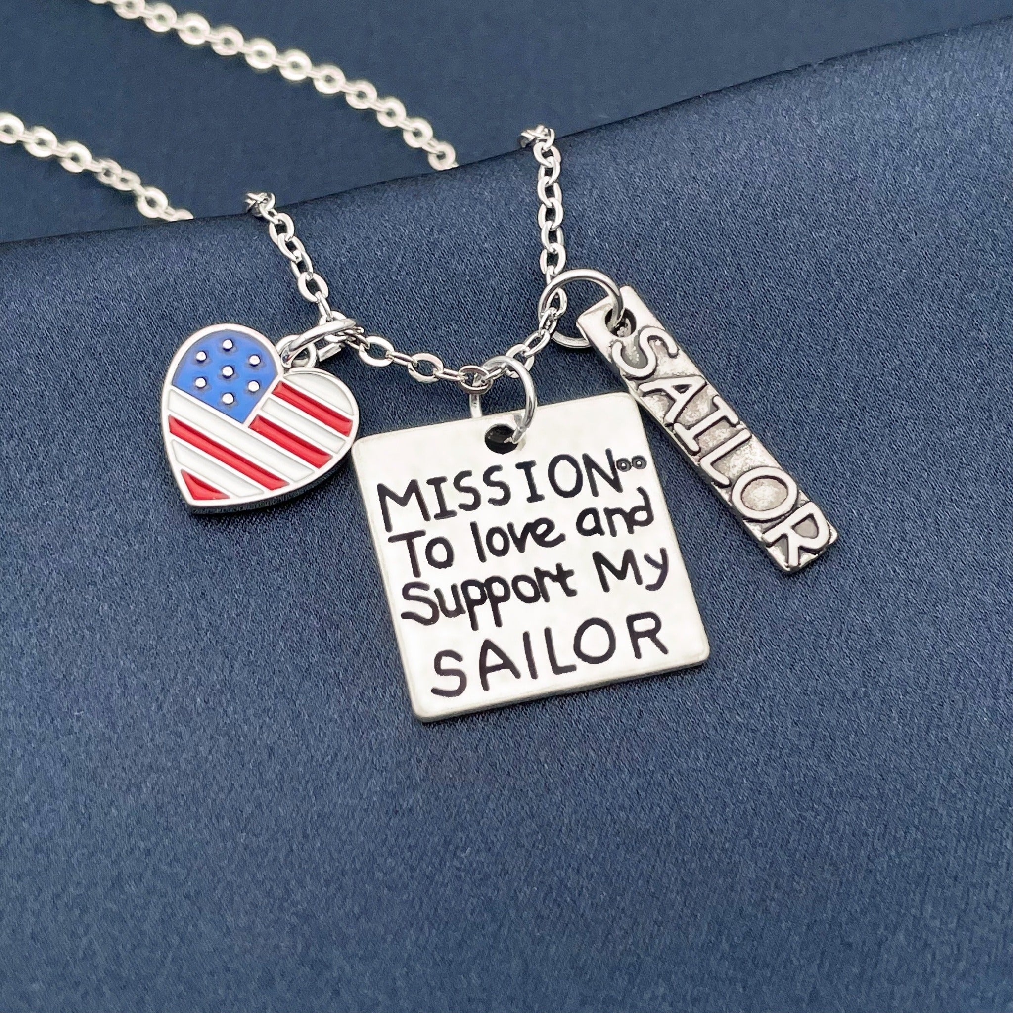 Love and Support My Sailor Necklace
