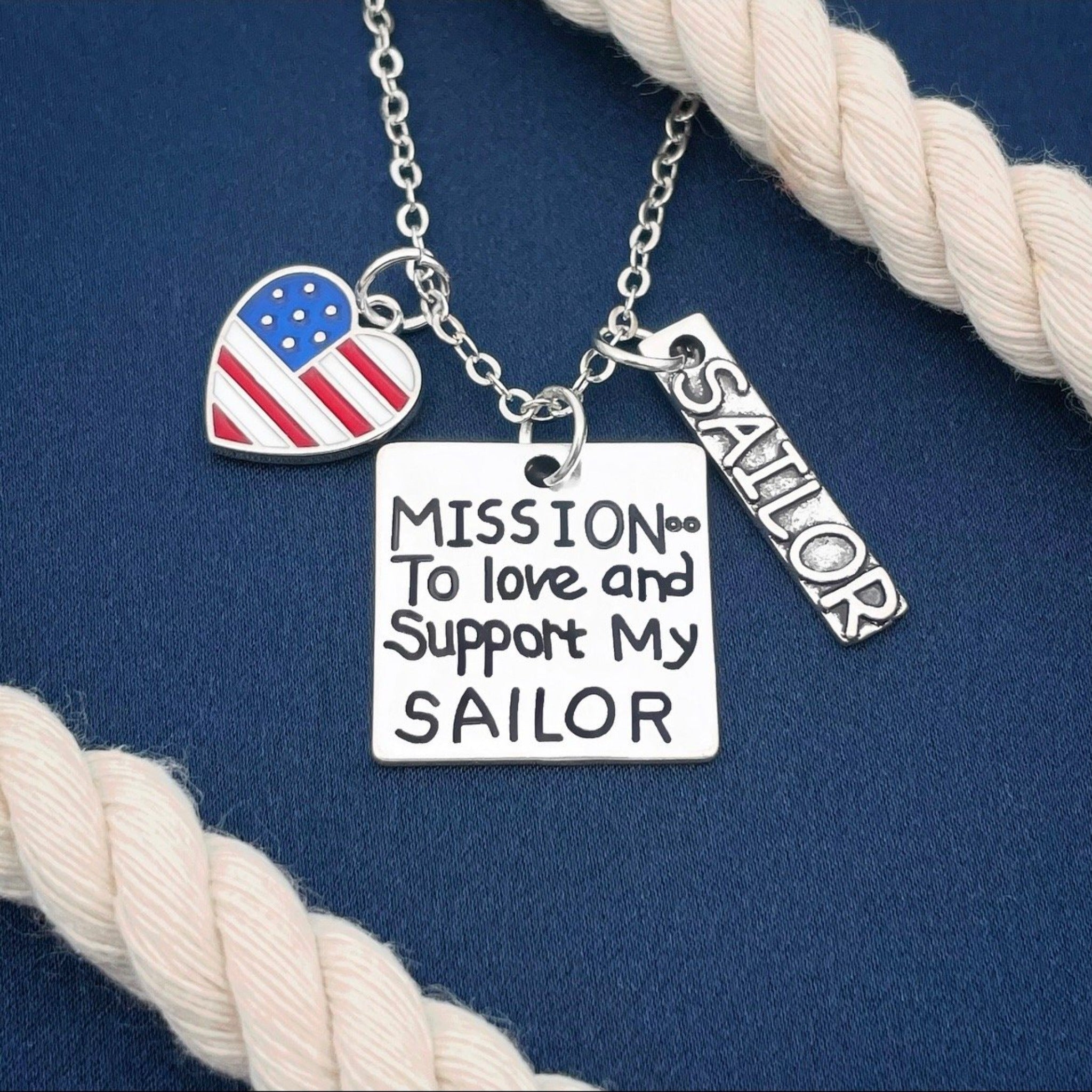 Love and Support My Sailor Necklace