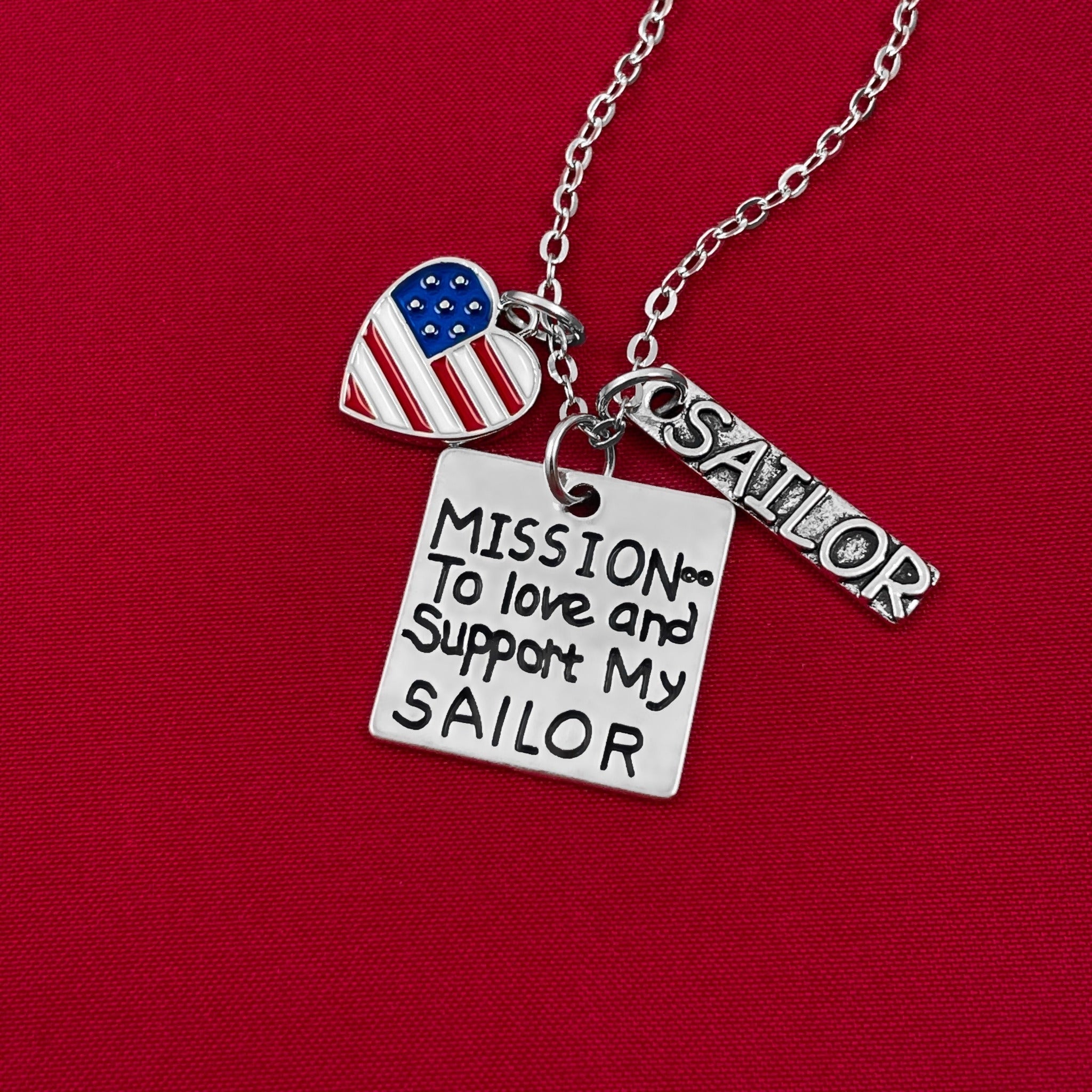 Love and Support My Sailor Necklace