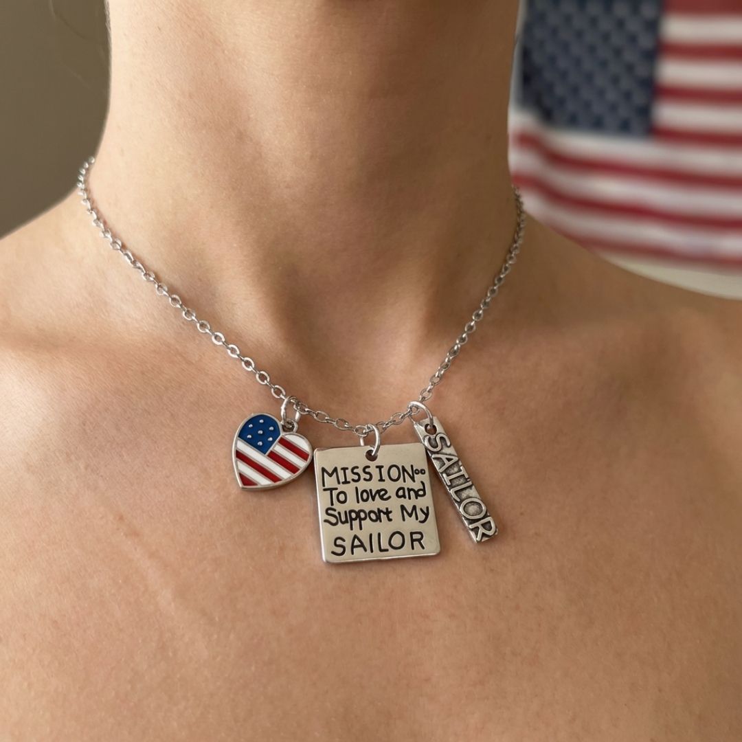 Love and Support My Sailor Necklace