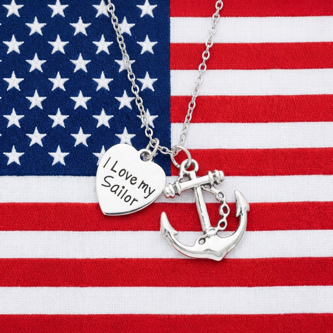 I Love My Sailor Necklace