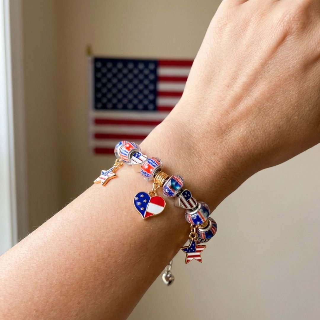 Cute American Charm Bracelet
