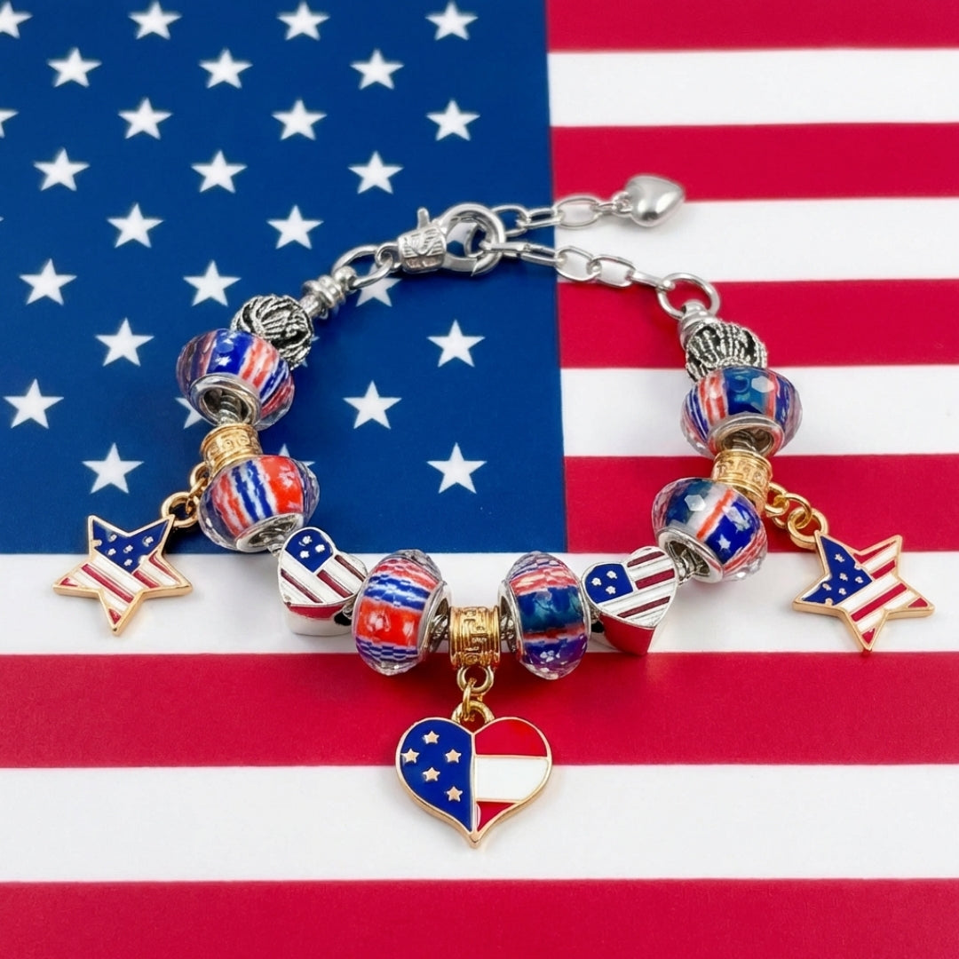Cute American Charm Bracelet