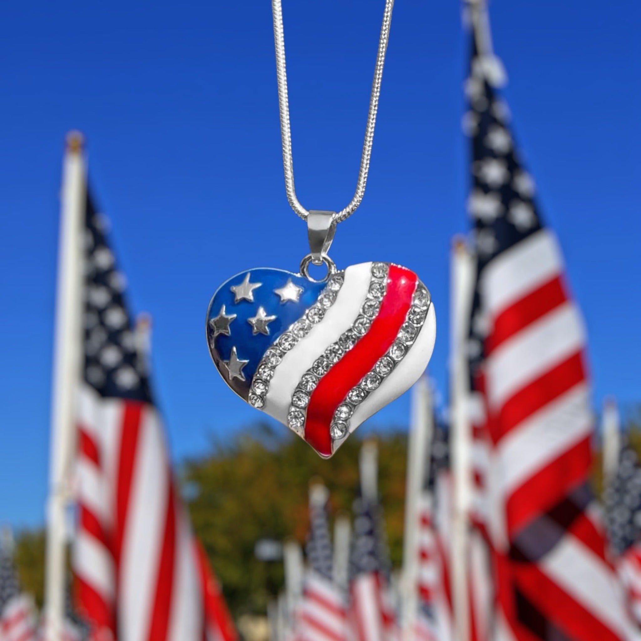 American Heart Necklace