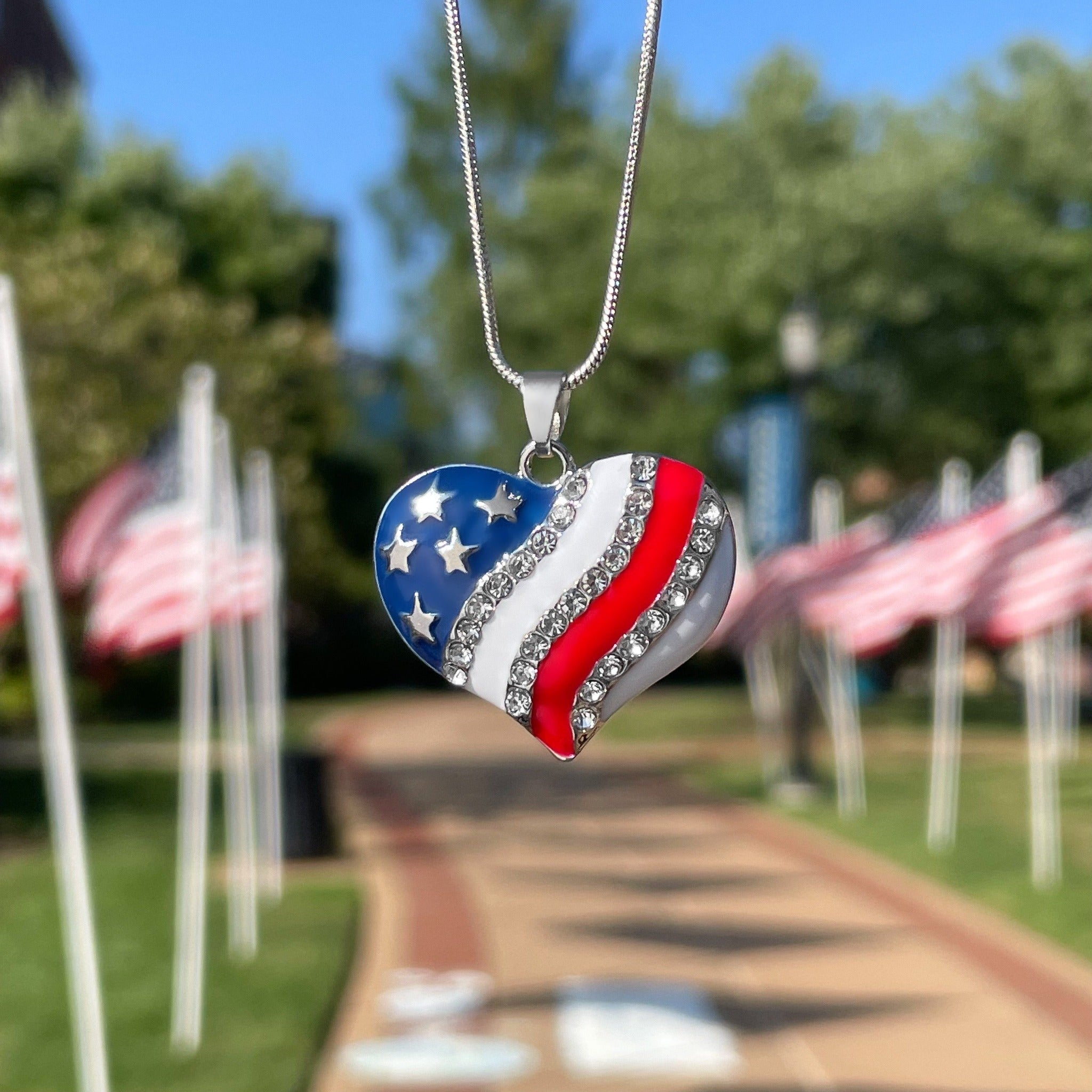 American Heart Necklace