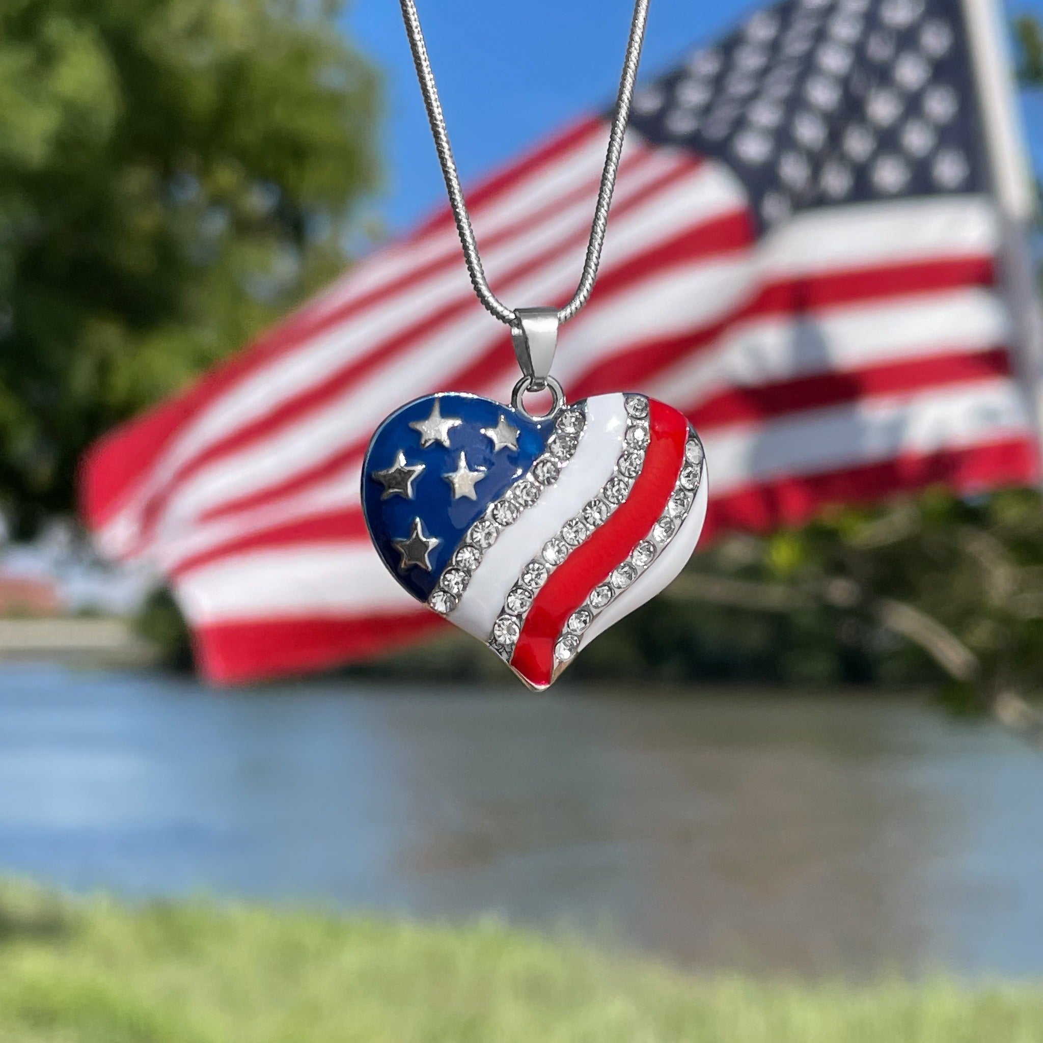 American Heart Necklace