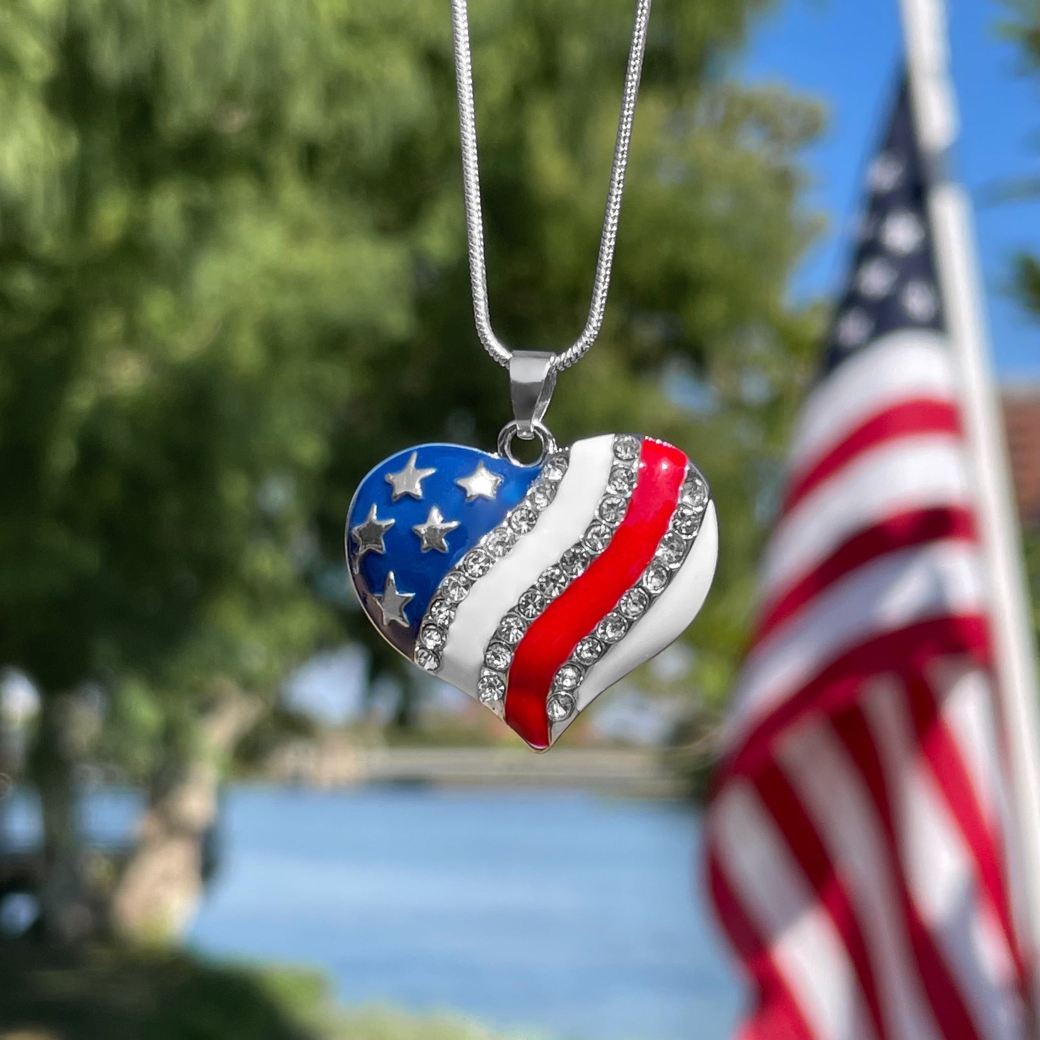 American Heart Necklace