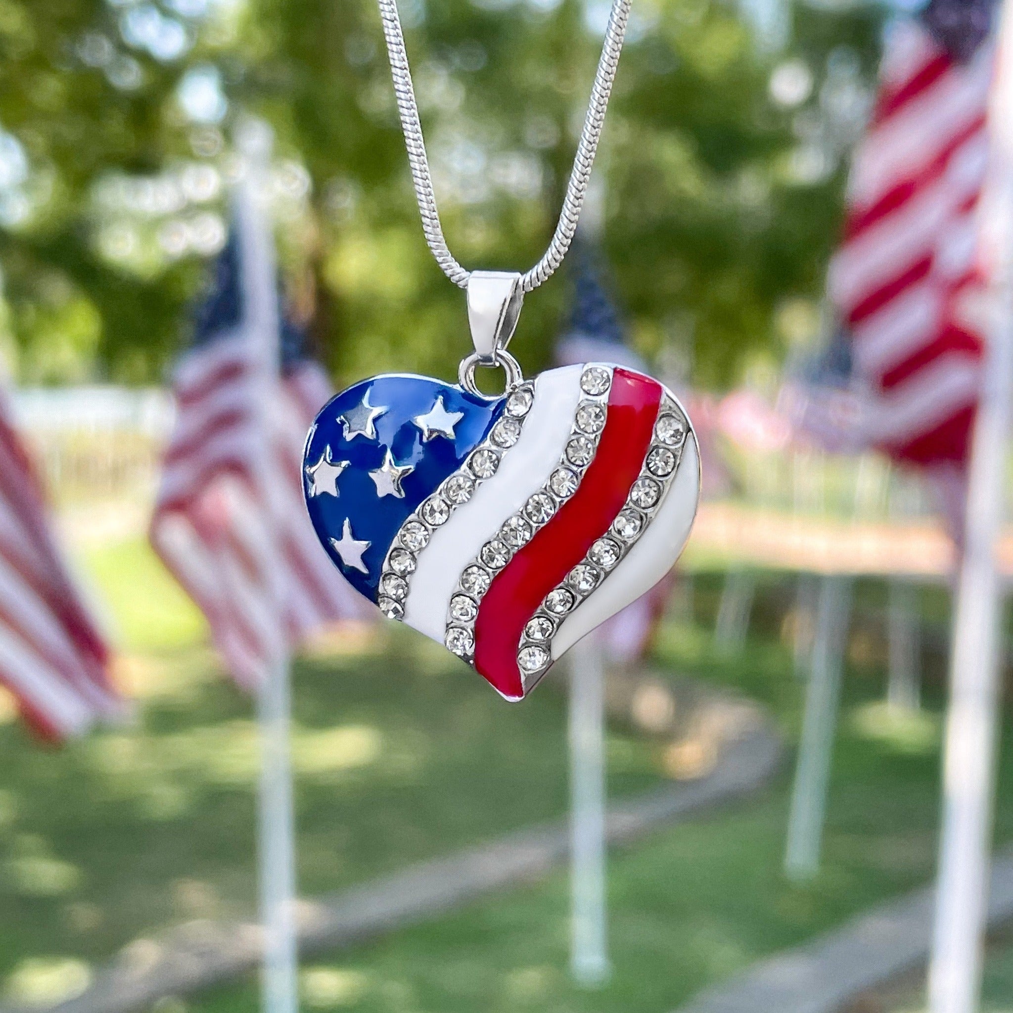 American Heart Necklace