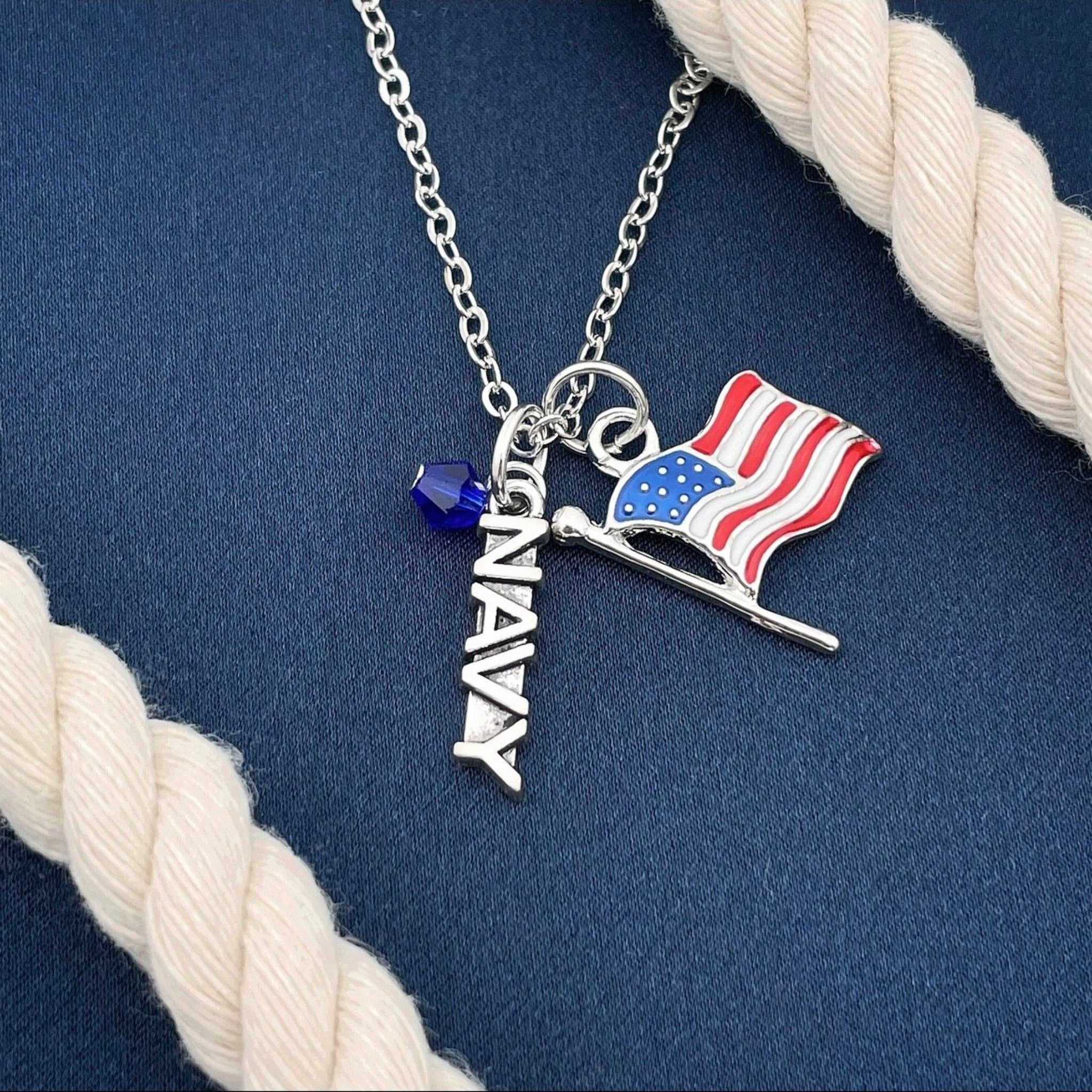 American Navy Necklace