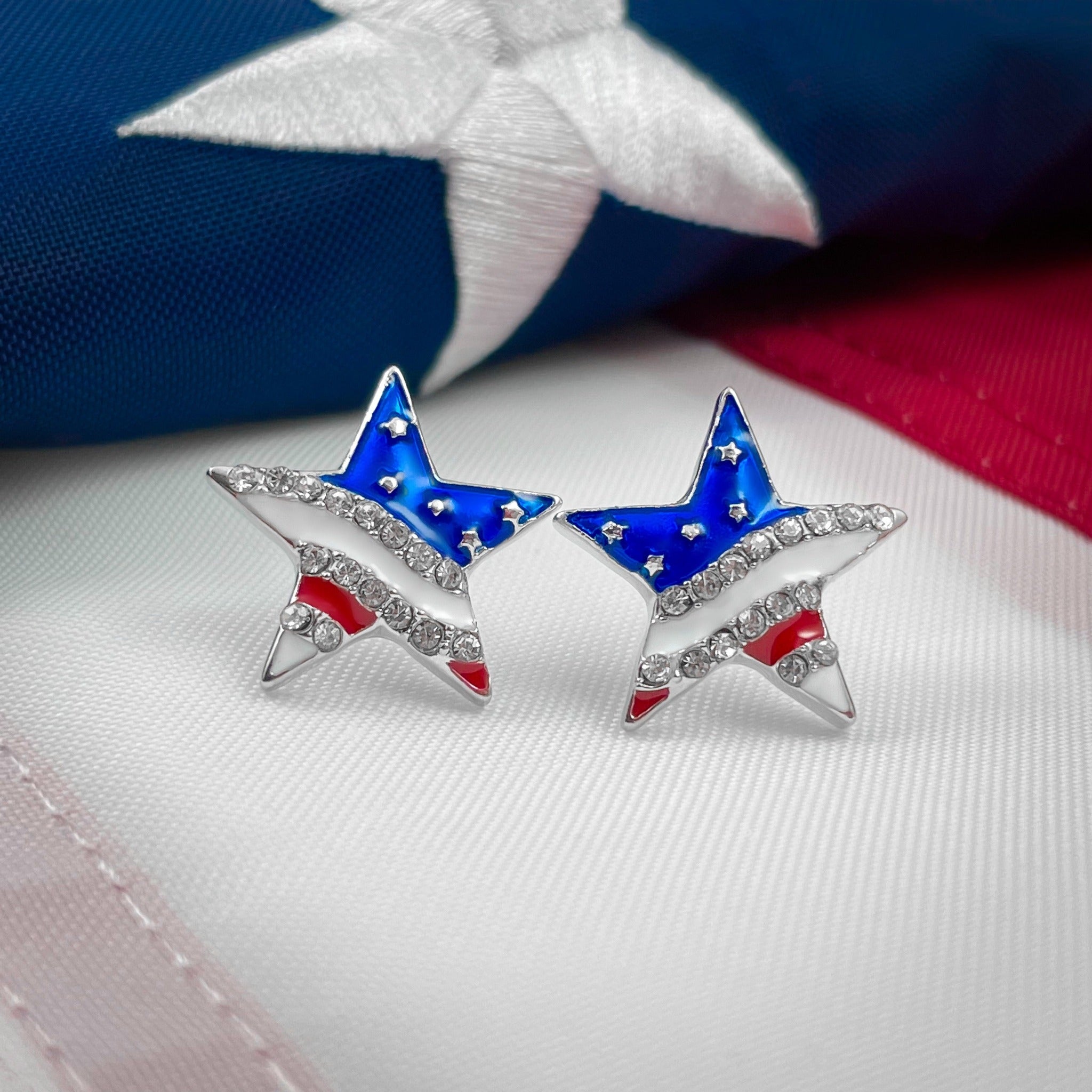 American Star Stud Earrings