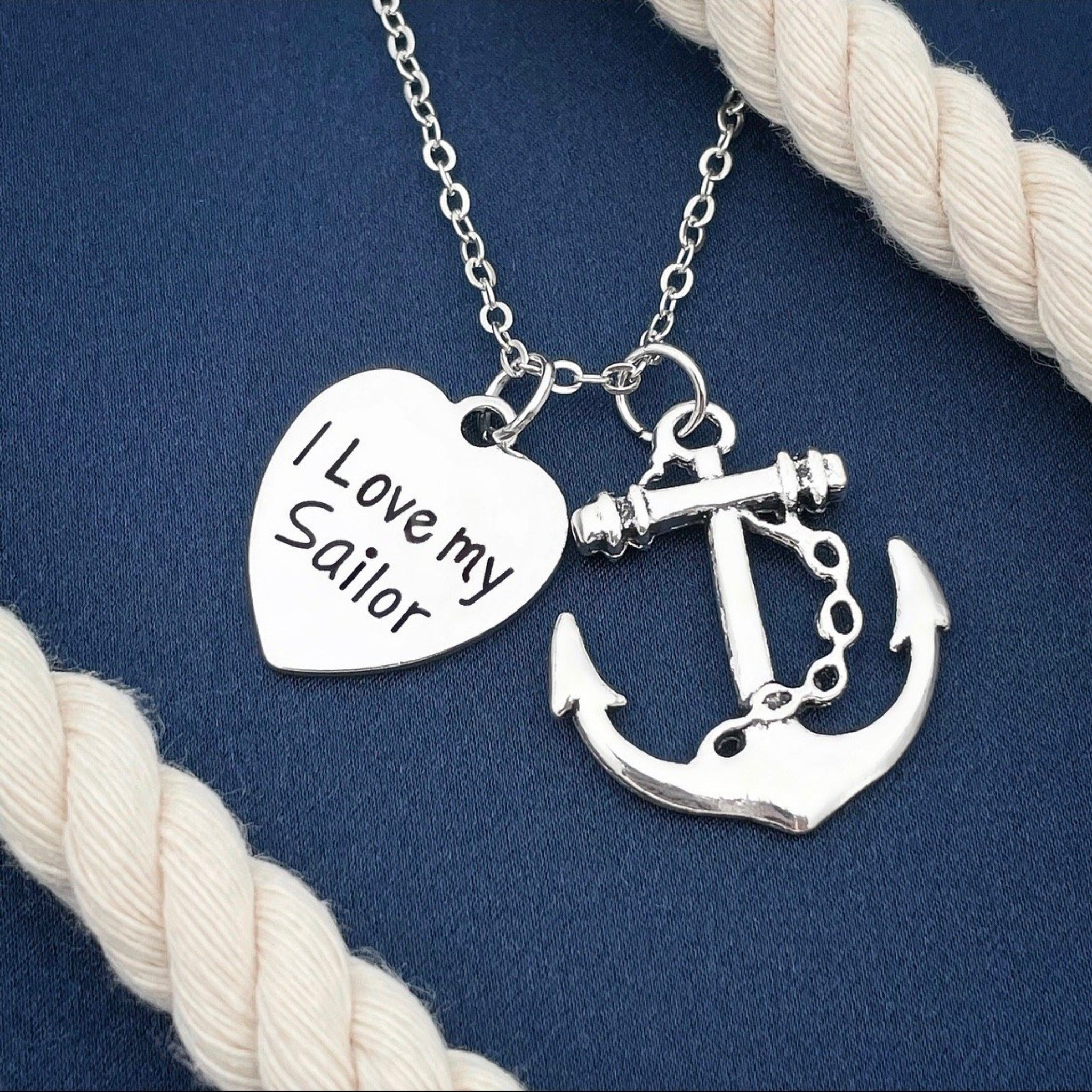 I Love My Sailor Necklace