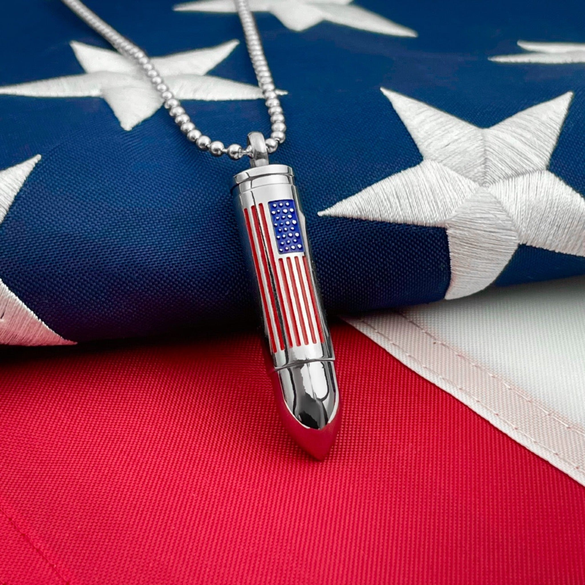 American Urn Bullet Necklace