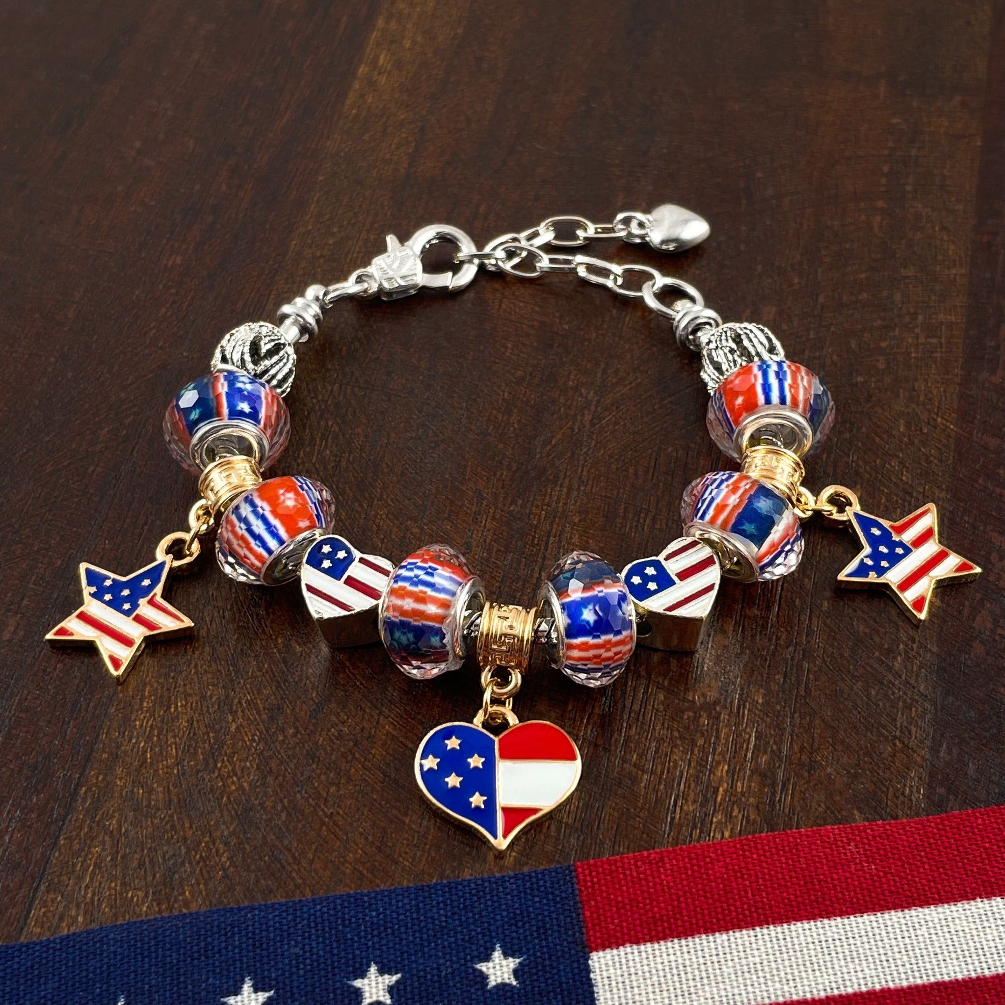 Cute American Charm Bracelet