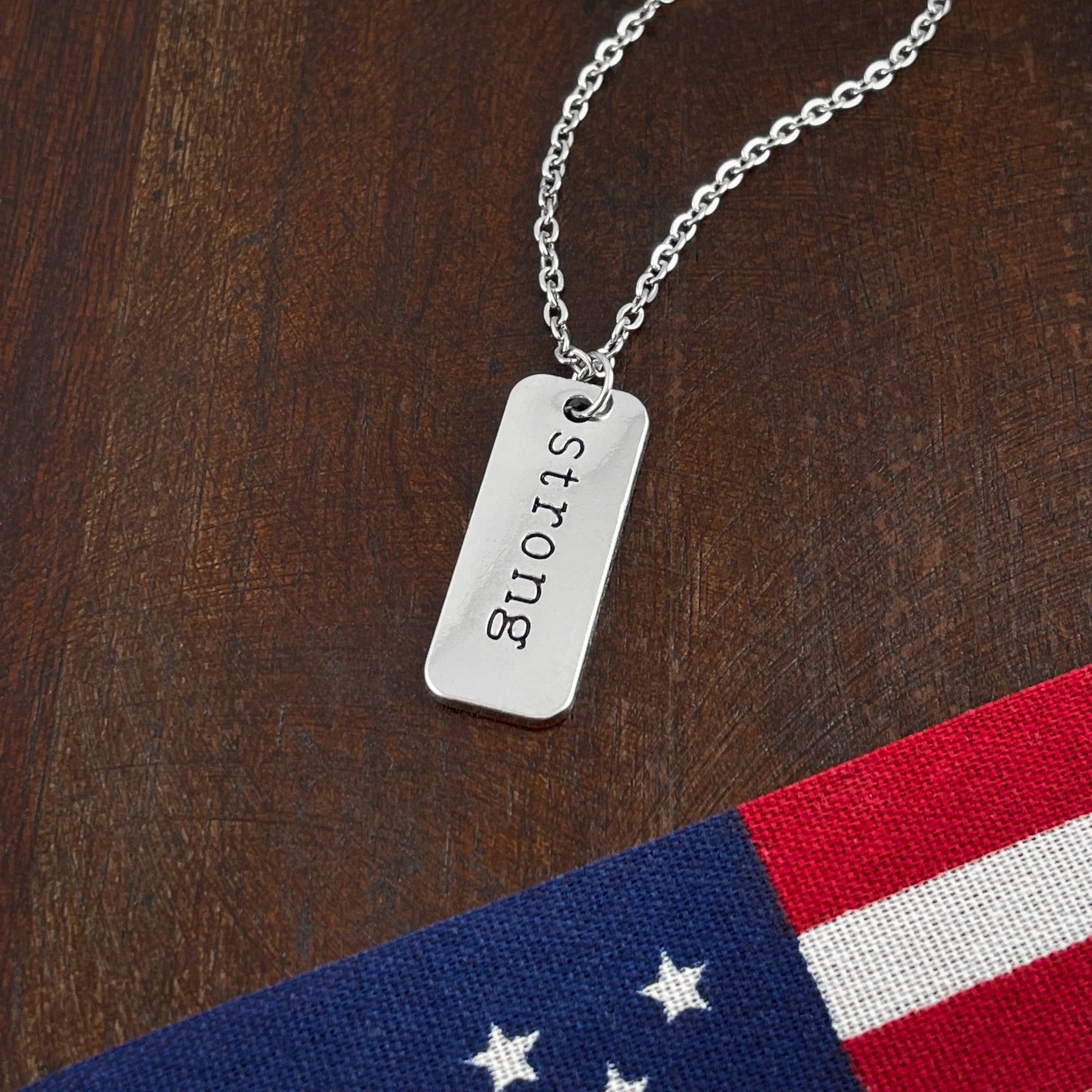 Strong Tag Necklace